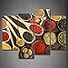 Colorful Spice Wall Art for Dining Room Canvas Painting Food Picture Print On Canvas for Kitchen Living Room Home Decor Decoration Gift