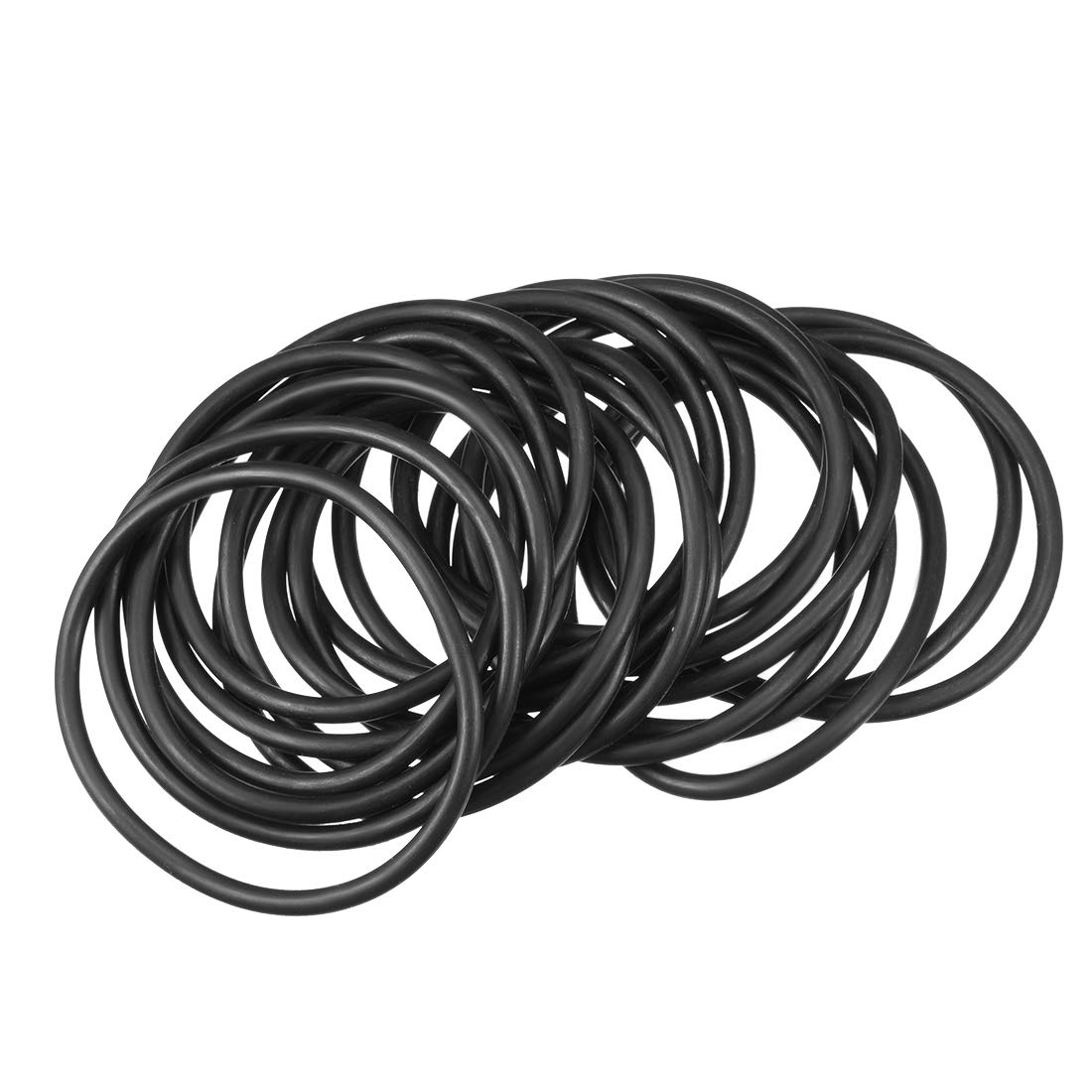 sourcing map Nitrile Rubber O-Rings 54mm OD 47.8mm ID 3.1mm Width, Metric Sealing Gasket, Pack of 20