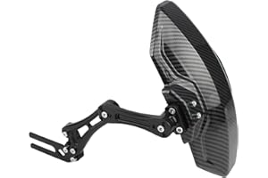 ABCERRSI Motorcycle Wheel Rear Mudguard,Fender Rear Cover Compatible with Universal Motorbikes Scooter Extender Accessories-B