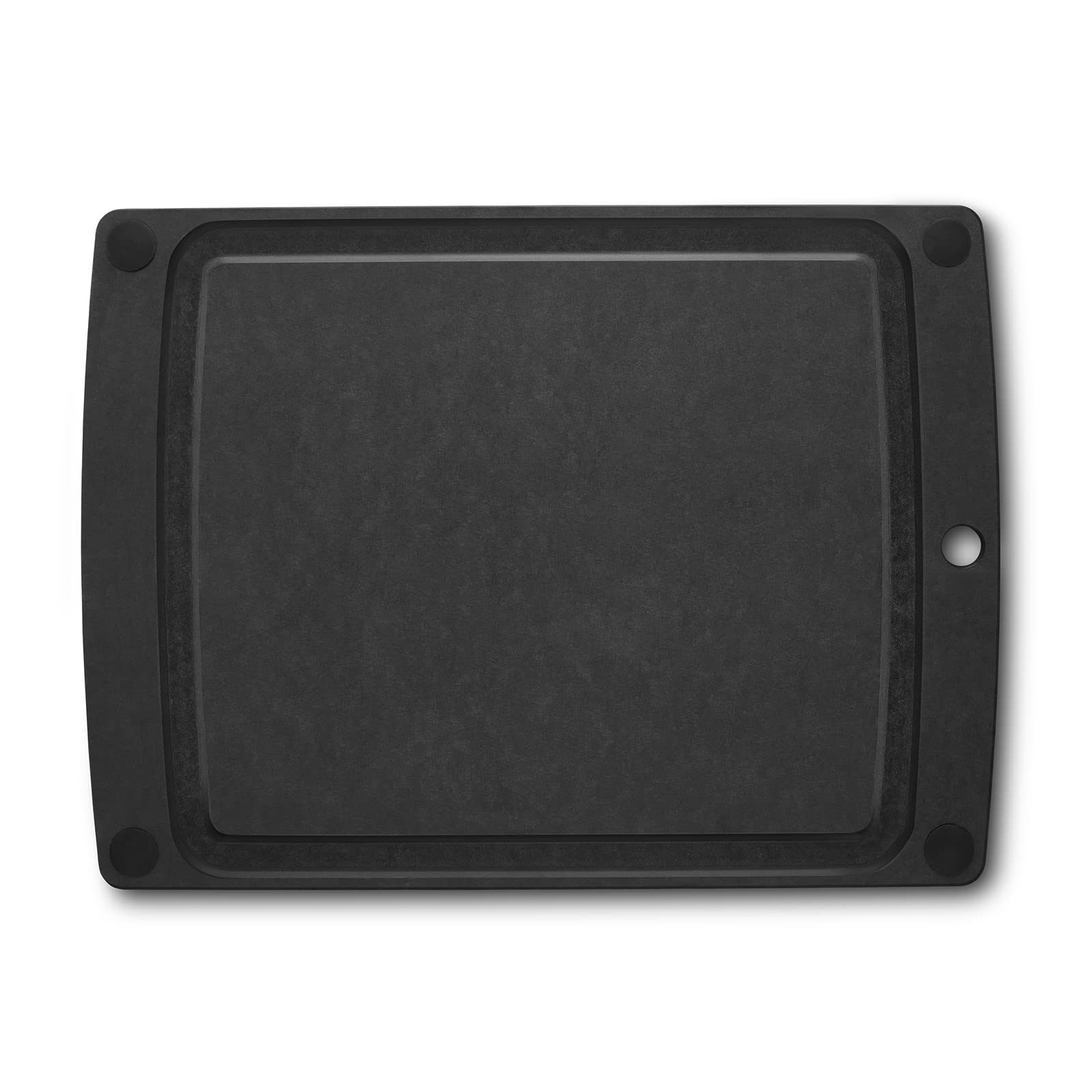 Victorinox Chopping Board, All-in-One, Cutting Board L 44.4 x, 33 x, 0.6, Juice Groove, Durable, Non-Slip Feet, Dishwasher Safe, Black