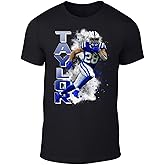 DTGVirgil Indianapolis Jonathan Taylor Spray Paint Style Throwback Style T-Shirt Men's Adult