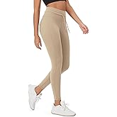 ODODOS Women's Drawstring Tie Daily Leggings 25" / 28" High Waist Workout Yoga Pants