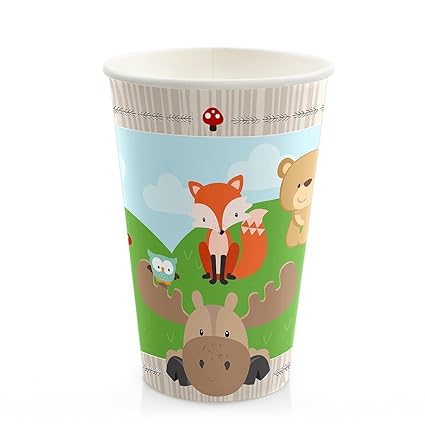 Amazon Com Big Dot Of Happiness Woodland Creatures Baby Shower Or