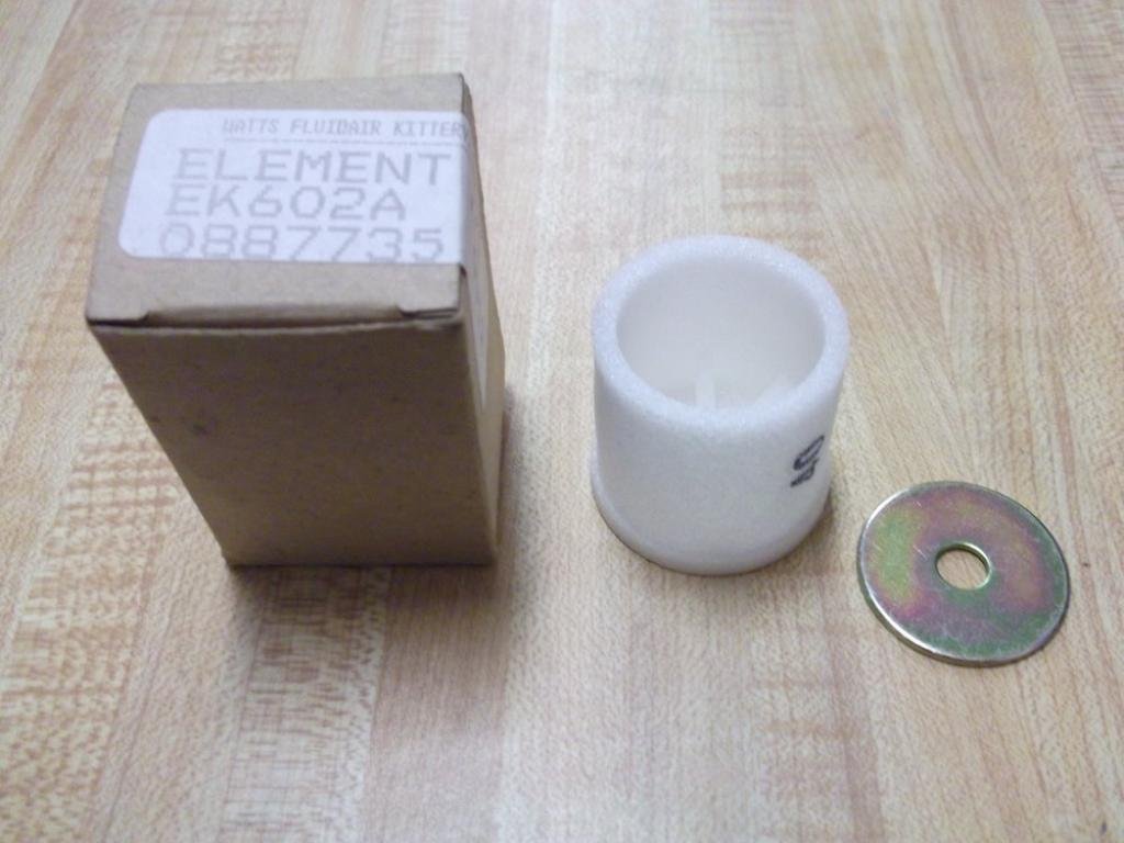 WATTS FLUIDAIR EK602A Filter Element, Discontinued by Manufacturer, 40 Micron Filter Element