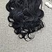 Clip In Human Hair Extensions Natural Black Curly Hair Extensions 7Pcs Curly Clip in Hair Extensions Human Hair for Black Women