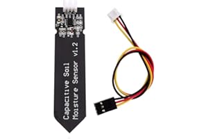 Gump's grocery Analog Capacitive Soil Moisture Sensor V1.2 Corrosion Resistant with Cable Wire