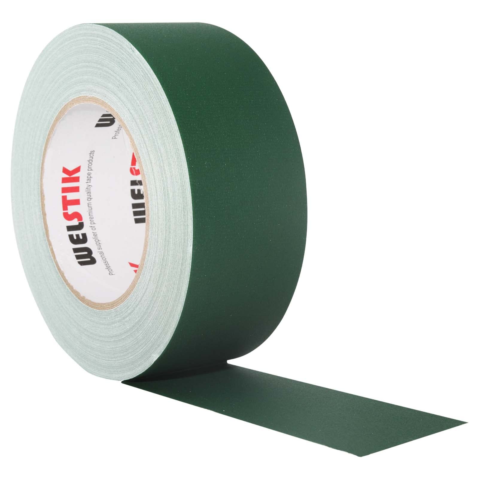 WELSTIK Professional green gaffa tape Duct Tape,Matter Gaffer Tape, Multipurpose, 50MM x 27M,