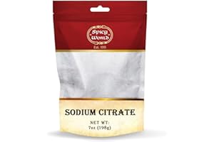 SPICY WORLD Sodium Citrate Powder 7 Ounce - Food Grade, Non-GMO - Emulsifier for Cheese, Spherification, and Molecular Gastronomy Cooking