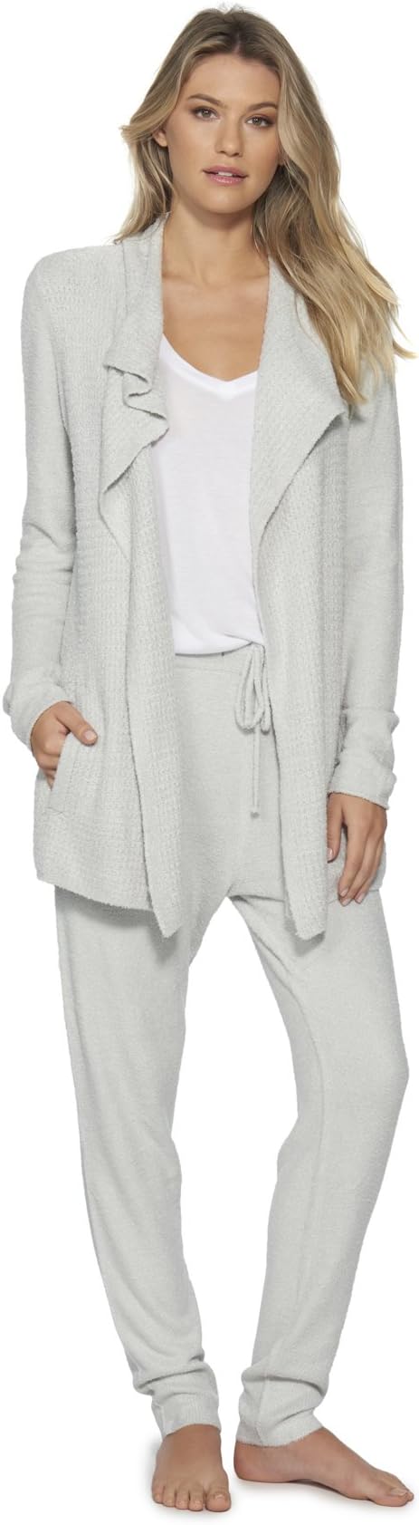 CozyChic Lite Coastal Cardi Women Cardigan Long Sleeve - Open Front Classic Pocket Cardigan Shrugs for Women