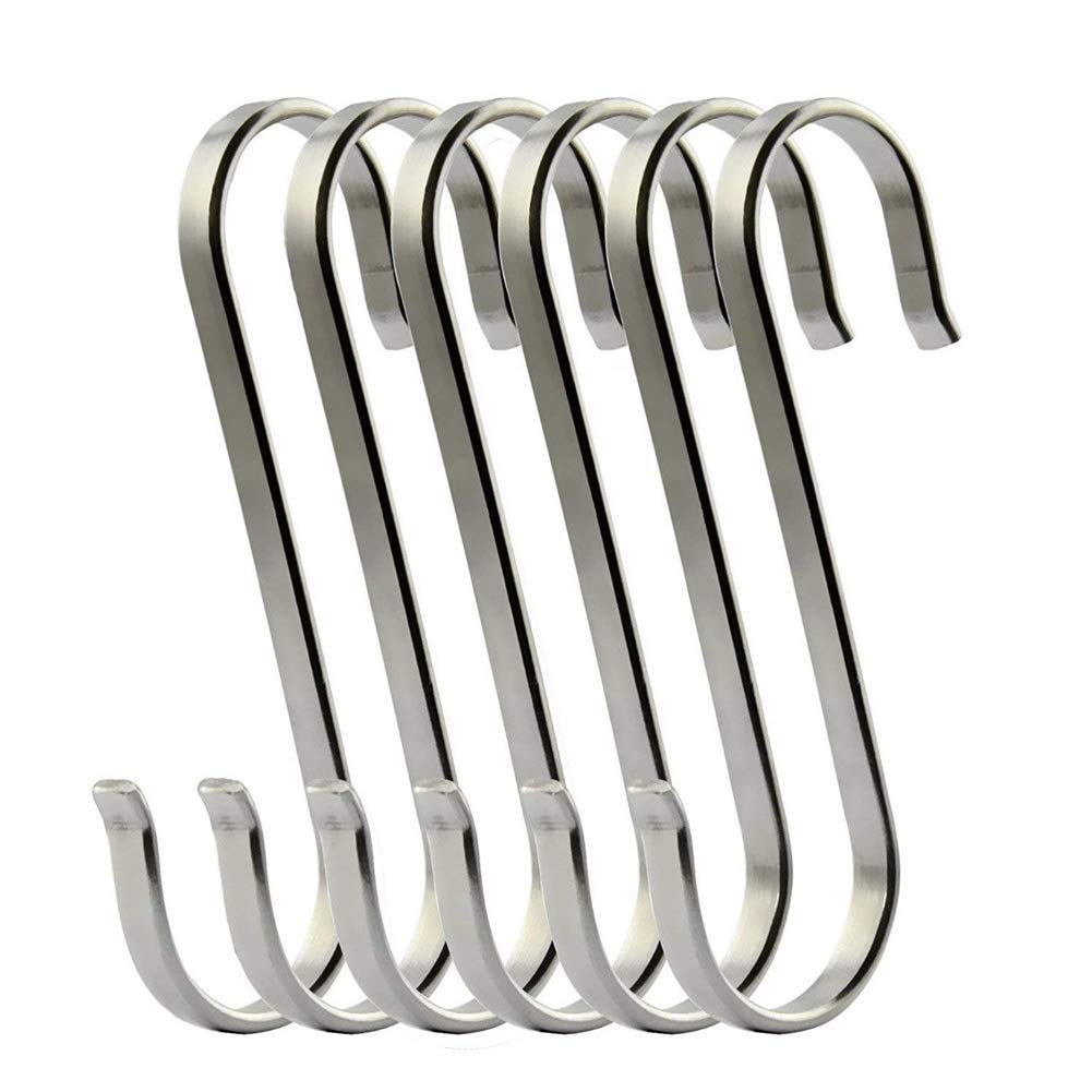 Angker S Shaped Hooks, Kitchen Stainless Steel Metal S Hanging Hooks