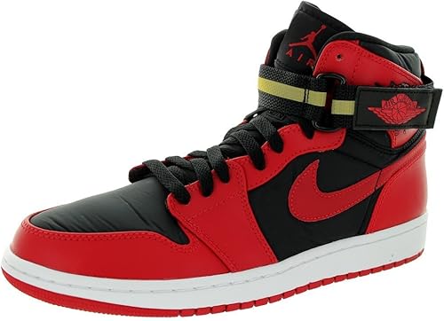 air jordan 1 high strap black white