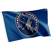 Desert Cactus Minnesota Timberwolves Flag Team NBA National Basketball Association 100% Polyester Indoor Outdoor 3x5 feet Flags (Flag C)
