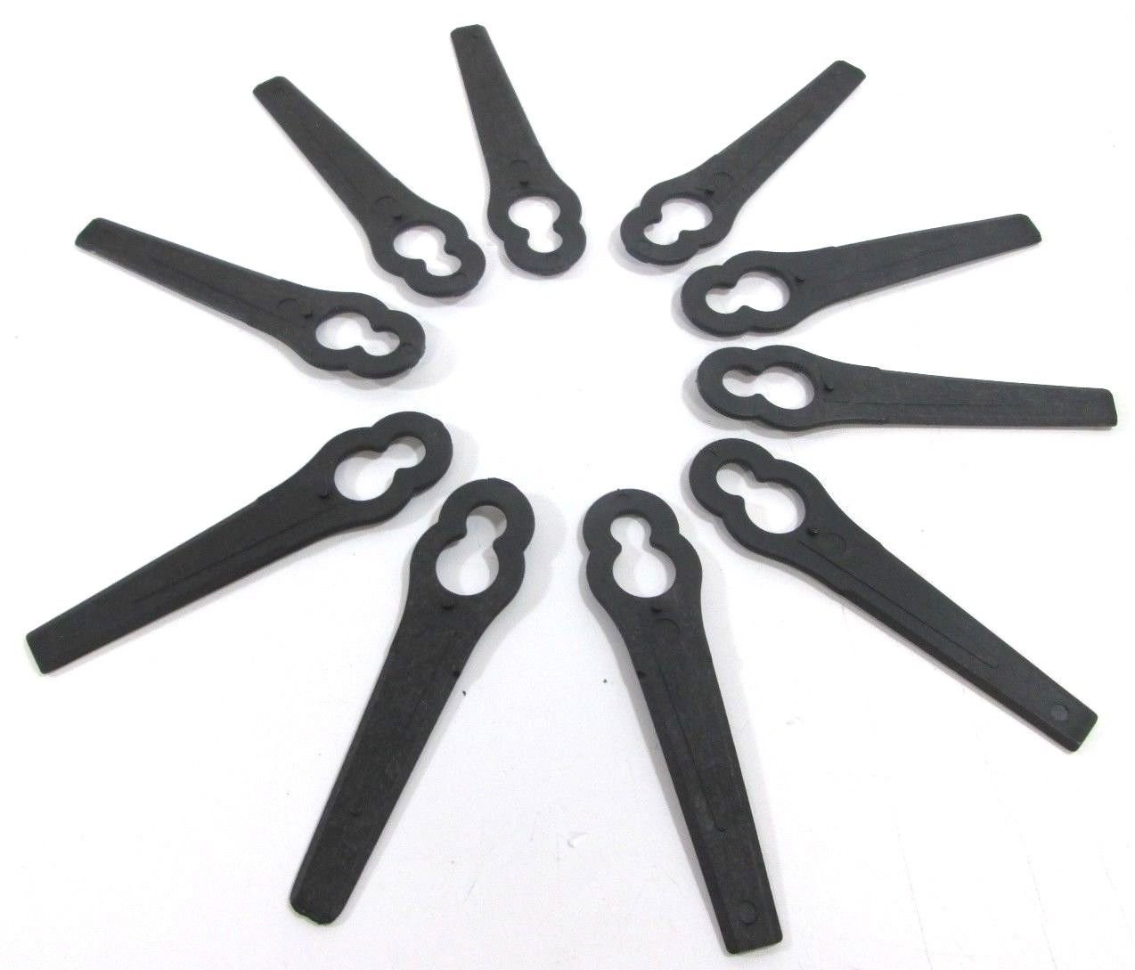 Kingfisher MB10CP Clip On Plastic Mower Blades - Green (Pack of 10)