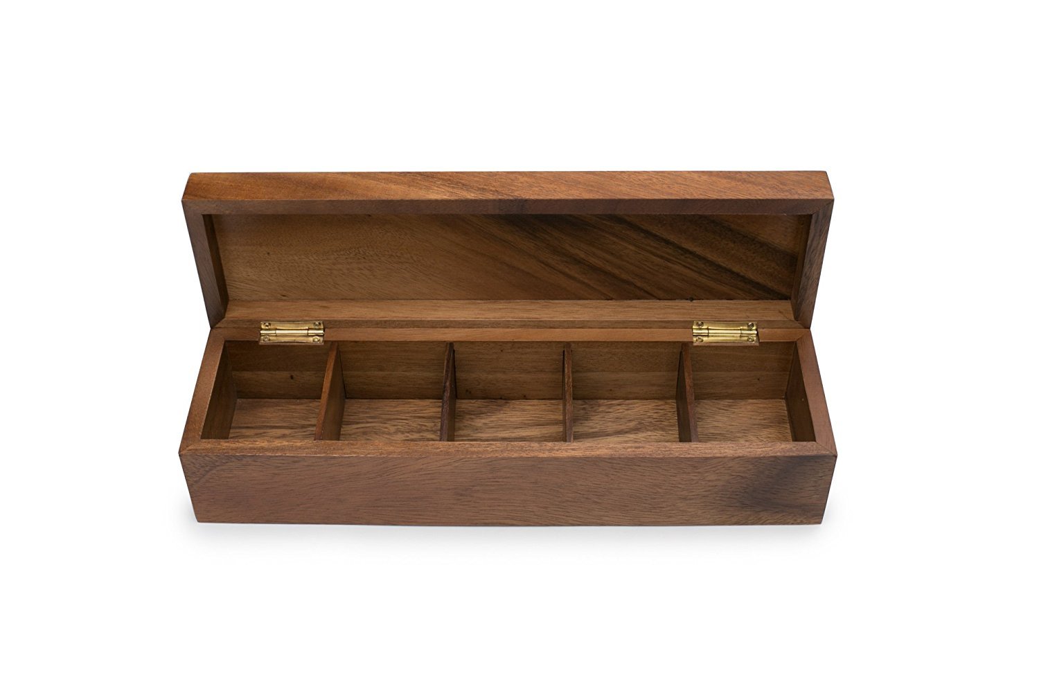 Whitewhale Caja de Almacenamiento de Madera de Palisandro Indio Envejecido, para Especias y Joyas, Estilo Vintage Rústico, con Compartimentos, Hecho a Mano, Decoración de Madera de karité: Amazon.es: Hogar