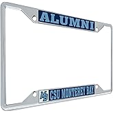 Desert Cactus Cal State Monterey Bay University Car Accessories Otters Metal License Plate Frame and Tag Holder for Front or Rear of Car (Alumni VB)