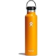 Hydro Flask 24 oz Standard Mouth Water Bottle with Flex Cap or Flex Straw