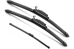 JustCar 3 wipers Replacement for Ford Expedition 2018-2021,Lincoln Navigator 2017-2021, Windshield Wiper Blades Original Equipment Replacement - 22"/22"/11" (Set of 3) U/J HOOK