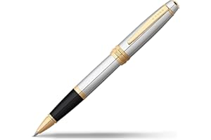 Cross Bailey Refillable Rollerball Pen Presented in a Premium Gift Box - Medium Point, Black Ink, Medalist