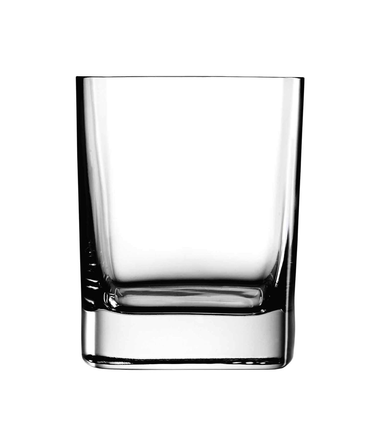 Luigi Bormioli 9829.06 Strauss Square Base Tumblers 8oz / 230ml - Set of 6, Transparent/Green, 8 ounces - Image 3