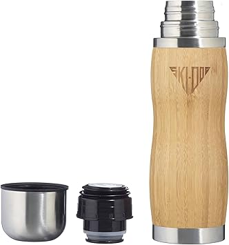 Ski-Doo B103230000 - Termo de bambú de doble pared, 13,5 oz, color