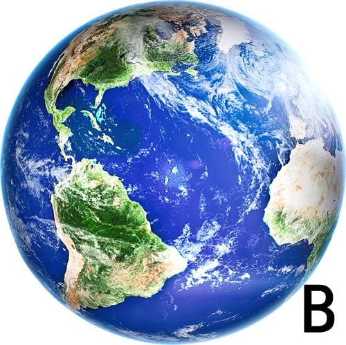 Amazon Com Guansen 1pcs New Luminous Blue Earth Cartoon Diy 3d Wall Stickers For Kids Rooms Bedroom Wall Sticker Home Decor Living Room Home Kitchen