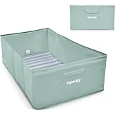 Ingenuity Tuckaway Toddler Folding Tub, Converts Shower to Tub, Folds to Store, Easy to Clean, No Assembly Required, Portable Baby Bathtub for Travel, 12M-5Y, Green