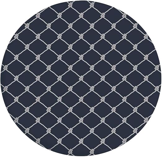 Mantel ajustable de poliéster con bordes elásticos, diseño clásico de