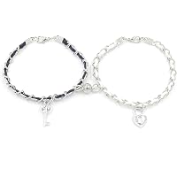 UNGENT THEM Regalo Para Pareja, Lindo Gato A Juego, Pulseras De Navidad, Aniversario, Día De San Valentín, Regalo Para Novia, Novio, Mujeres, Hombres, Amantes De Los Gatos, Mejor Amigo, Marido