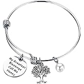 CHOORO Grandma Gift Idea My Greatest Blessings Call Me Honey Bracelet Grandmother to Be Gift