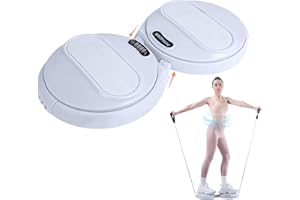 kisnbld Ab Twister Board, Waist Twister Machine with Counter & Resistance Bands, Adjustable Foot Spacing Waist Twisting Disc for Slimming, Toning and Fitness, Core & Ab Workout Disc