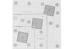 Quilting Ruler, Transparent Acrylic Log Cabin Trim Tool with Easy to Read Markings, Sewing Ruler for DIY Craft Lovers (6 Inch