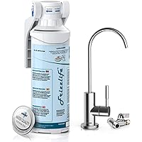 Frizzlife Under Sink Water Filter-NSF/ANSI 53&42 Certified Drinking Water Filtration System-0.5 Micron Removes Lead…