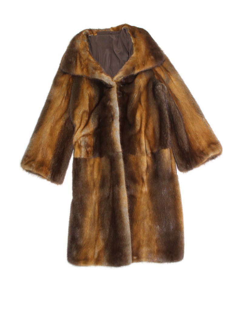 610423 New Demibuff Degrade Mink Fur Coat Stroller Jacket 8 Medium