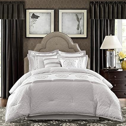 Amazon Com Madison Park Signature Arianne 8 Piece Comforter Set