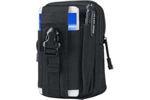 SYIDINZN Tactical Waist Belt Bag | Universal Outdoor EDC Military Holster Wallet Pouch Phone Case Gadget Pocket for iPhone X 8 7 6 6s Plus Samsung Galaxy S8 S7 S6 S5 S4 S3 Note 8 5 4 3 2 LG HTC