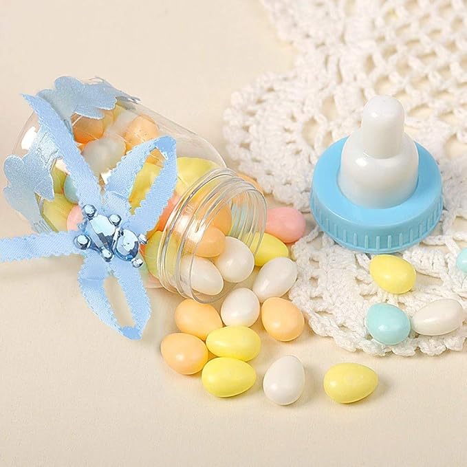 Jhoood Biberon Bapteme Bouteille Cadeau Boite Cadeau De Bapteme Bonbon Bebe Bouteille De Bonbons Garcon Pour Les Garcons Douche Bebe Douche Bapteme Paquet Cadeau Douche De Bebe Bebe Et Puericulture Cadeaux De