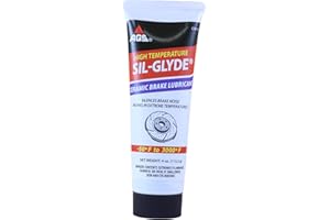 AGS Company Automotive Solutions Cerami-Glyde Silicone Brake Lubricant, Tube, 4 oz, High Temperature Resilence, Safe for All Brake Assembly Parts, Advanced Formula for Noise Reduction