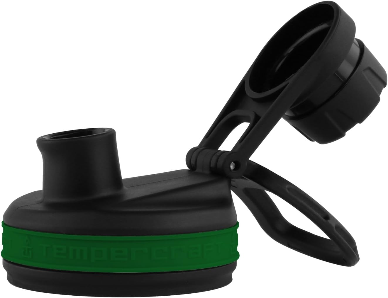 Tempercraft Sport Lid with Spout and Screw Cap for Wide Mouth Bottles