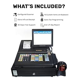 SAM4s SAP-630 RT Hybrid Electronic Cash Register