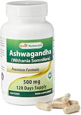 Best Naturals Ashwagandha 500 mg 120 Capsules Withania Somnifera view 4