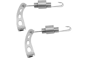 2-Pack Carburetor Throttle Return Spring & Carburetor Return Spring Bracket Kit,Universal Carburetor Return Spring Kit Compat