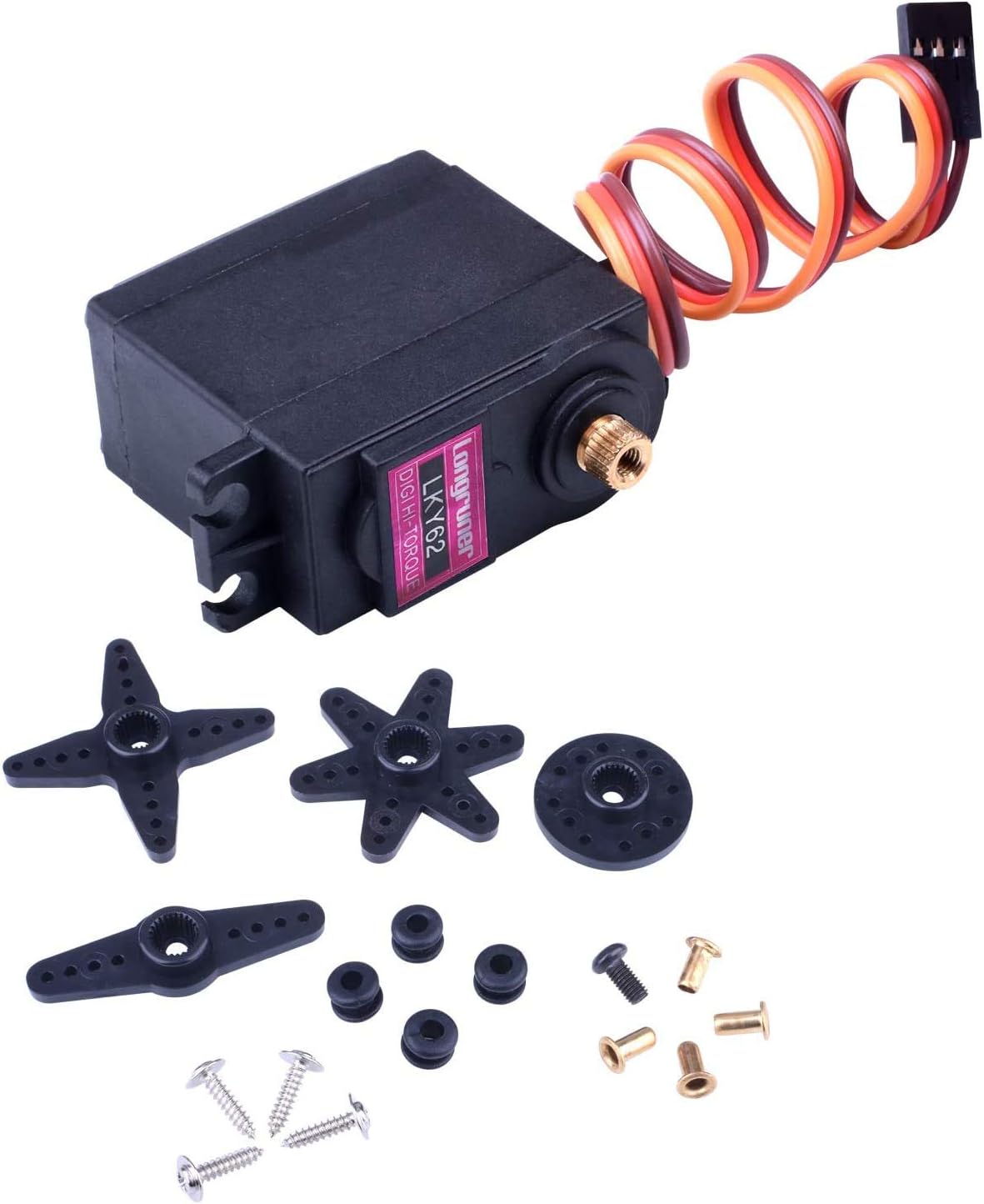 Servo Digitale MG996R Con Ingranaggi Metallici - Alta Coppia, Compatibile Con Futaba, Hitec, Sanwa, GWS, JR Per RC