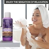 AROMATIKA Lavender Bath Foam 1000ml Relax Sleep Aromatherapy Spa Body Care view 3