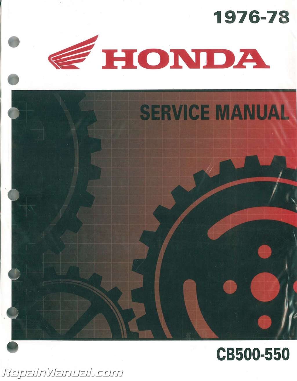 6137407 1976-1978 Honda CB500 CB550 Motorcycle Service Manual Paperback –  2004