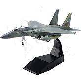 Udnorbay F-15A Eagle Die-cast Airplanes Model-1/100 Scale AF76-020 | USAF Fighter Jet AF76-020 Metal Aircraft Model for Collector, Aviation Enthusiast-Premium Collectiable with Display Stand
