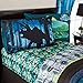 New! Jurassic Dinosaur World 5 Piece Full Comforter Sheet Set Bedding