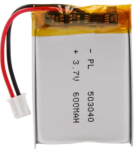 Amazon.com: 3.7V 503040 600mAh Lithium Polymer ion Battery