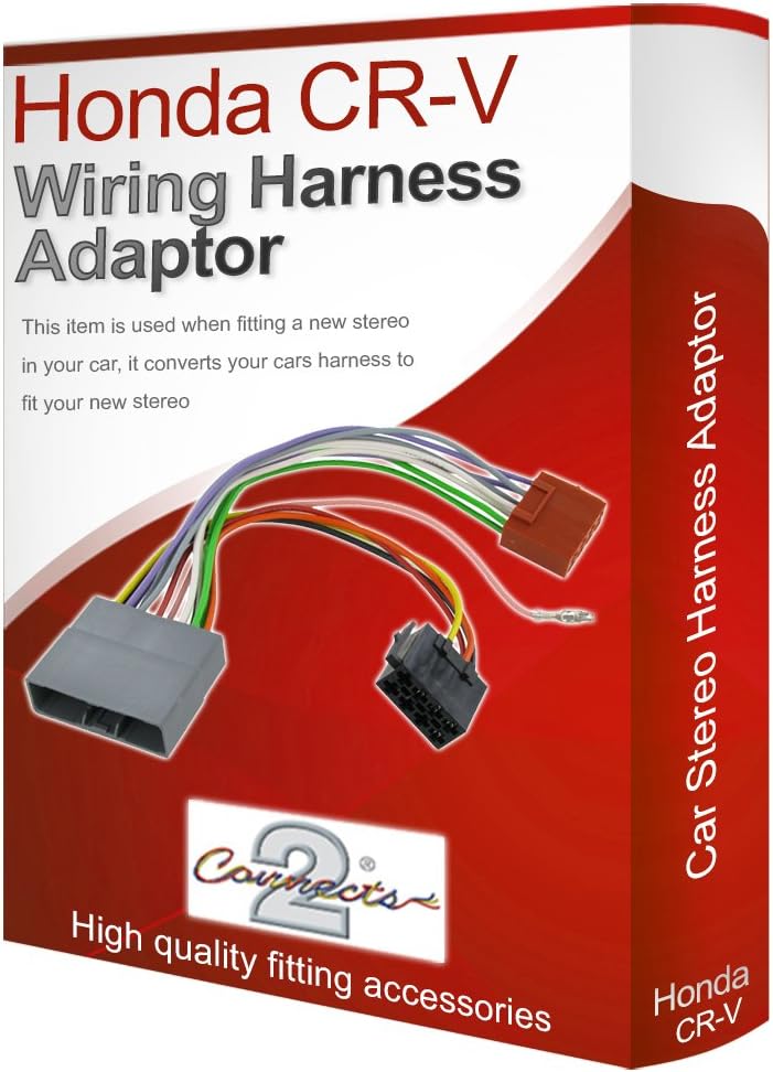 Honda CRV CD radio stereo wiring harness adapter lead Amazon.co.uk