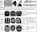 A99 Golf 14 Club Holder Organize Your Irons Driver Putter Bag Durable