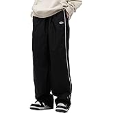 Y2k Pants Men Block Color Sweatpants Hip Hop Streetwear Pants Baggy Wide Leg Sweatpants Jogger Pants